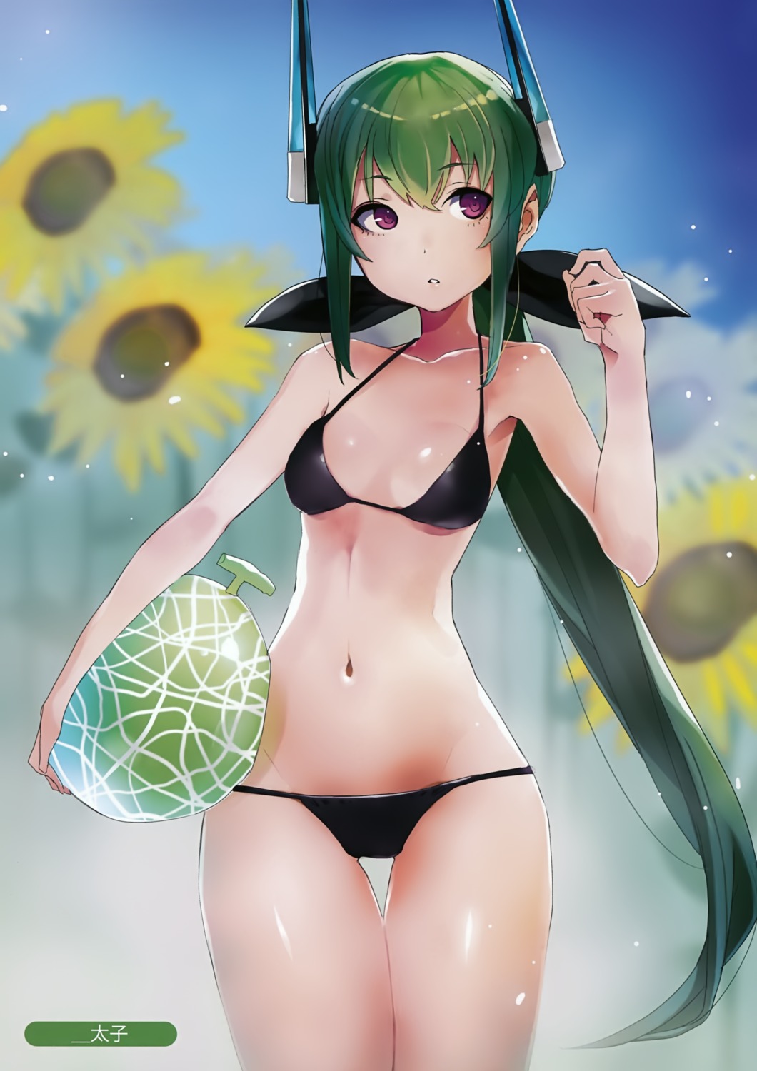 bikini cleavage melonbooks swimsuits taishi_(picchiridou)