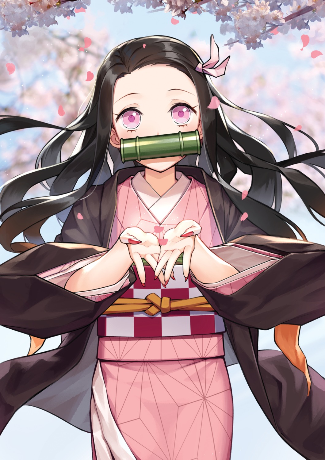 japanese_clothes kamado_nezuko kimetsu_no_yaiba siriuflong