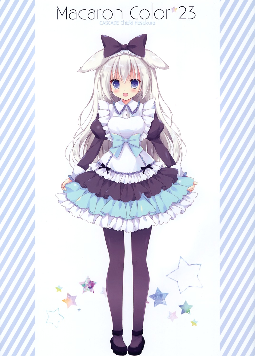 animal_ears cascade hasekura_chiaki heels pantyhose tail