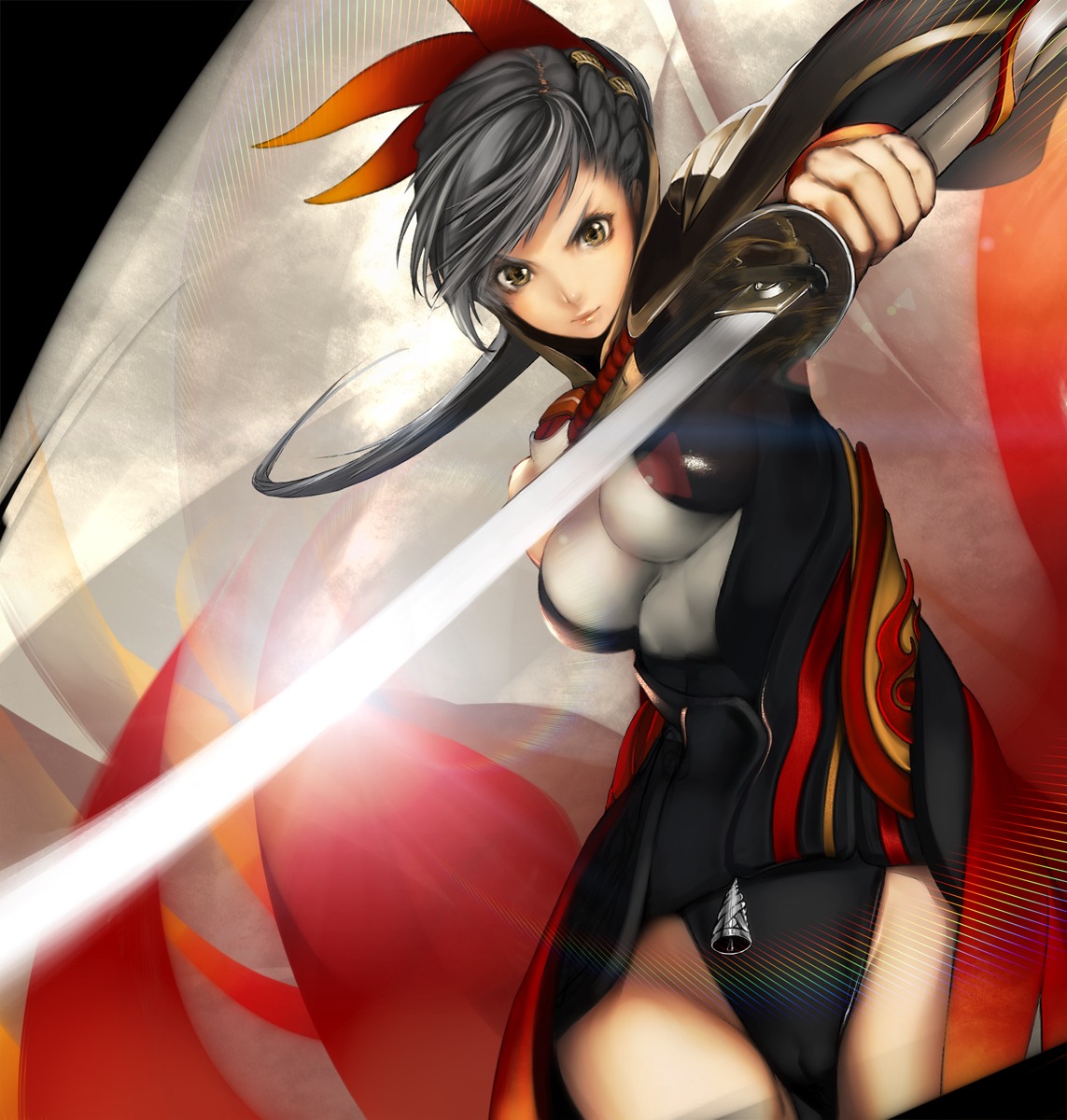 hyuga_izumi kazakami_yuu pixiv_fantasia pixiv_fantasia_sword_regalia sword