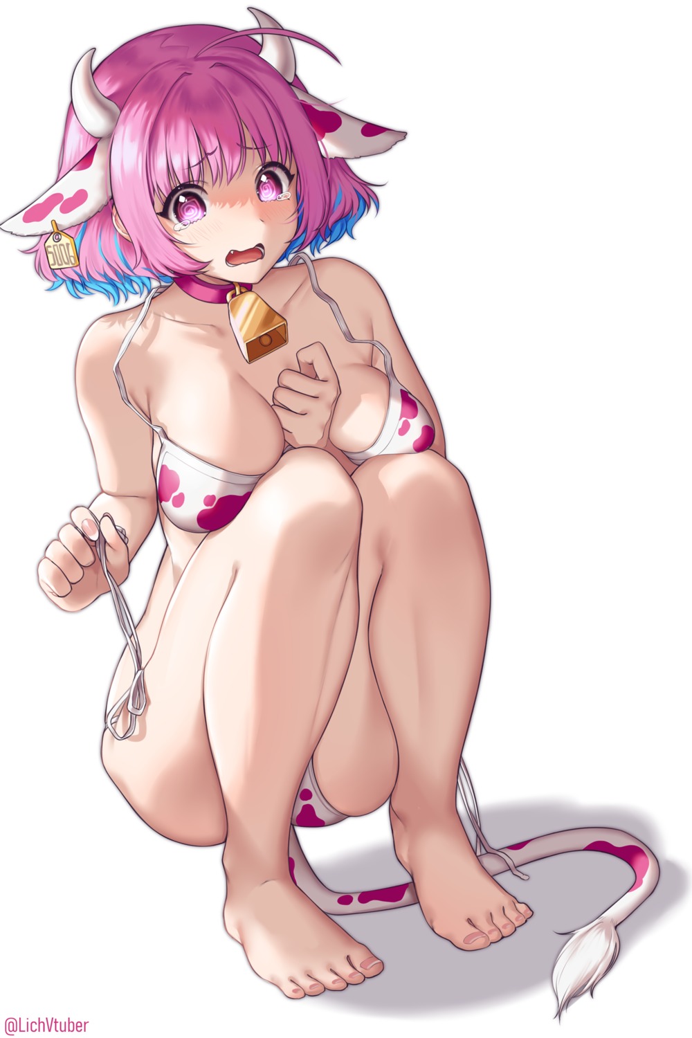 animal_ears bikini bsapricot feet horns swimsuits tail the_idolm@ster the_idolm@ster_cinderella_girls yumemi_riamu