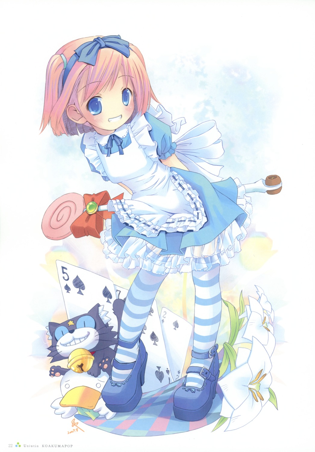 ah-kun alice alice_in_wonderland cosplay dress ka-kun lolita_fashion moetan neko nijihara_ink pop thighhighs