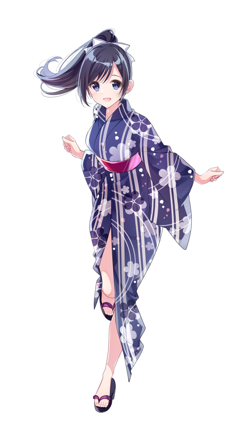 aonatsu_line giga kousaka_miki u35 yukata