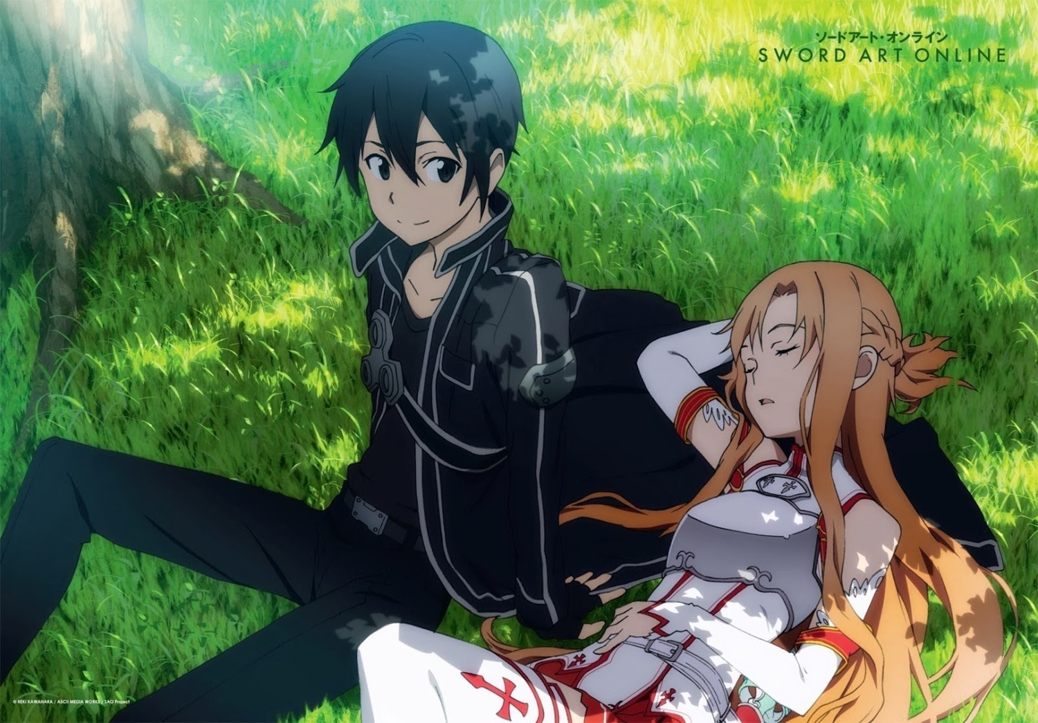 asuna_(sword_art_online) kirito sword_art_online