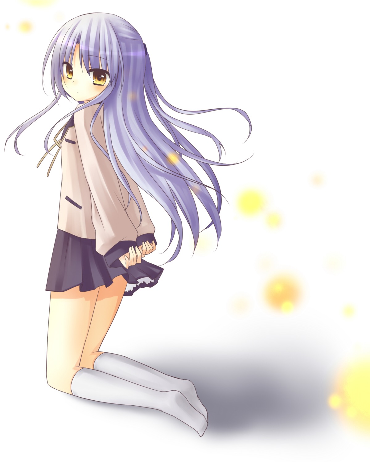 amene_kurumi angel_beats! seifuku tachibana_kanade