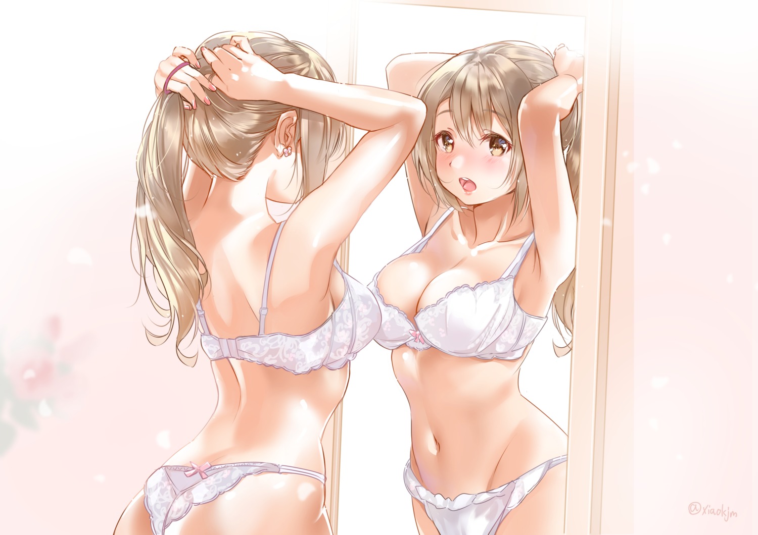 ass bra koji_(kojikojimdw) pantsu