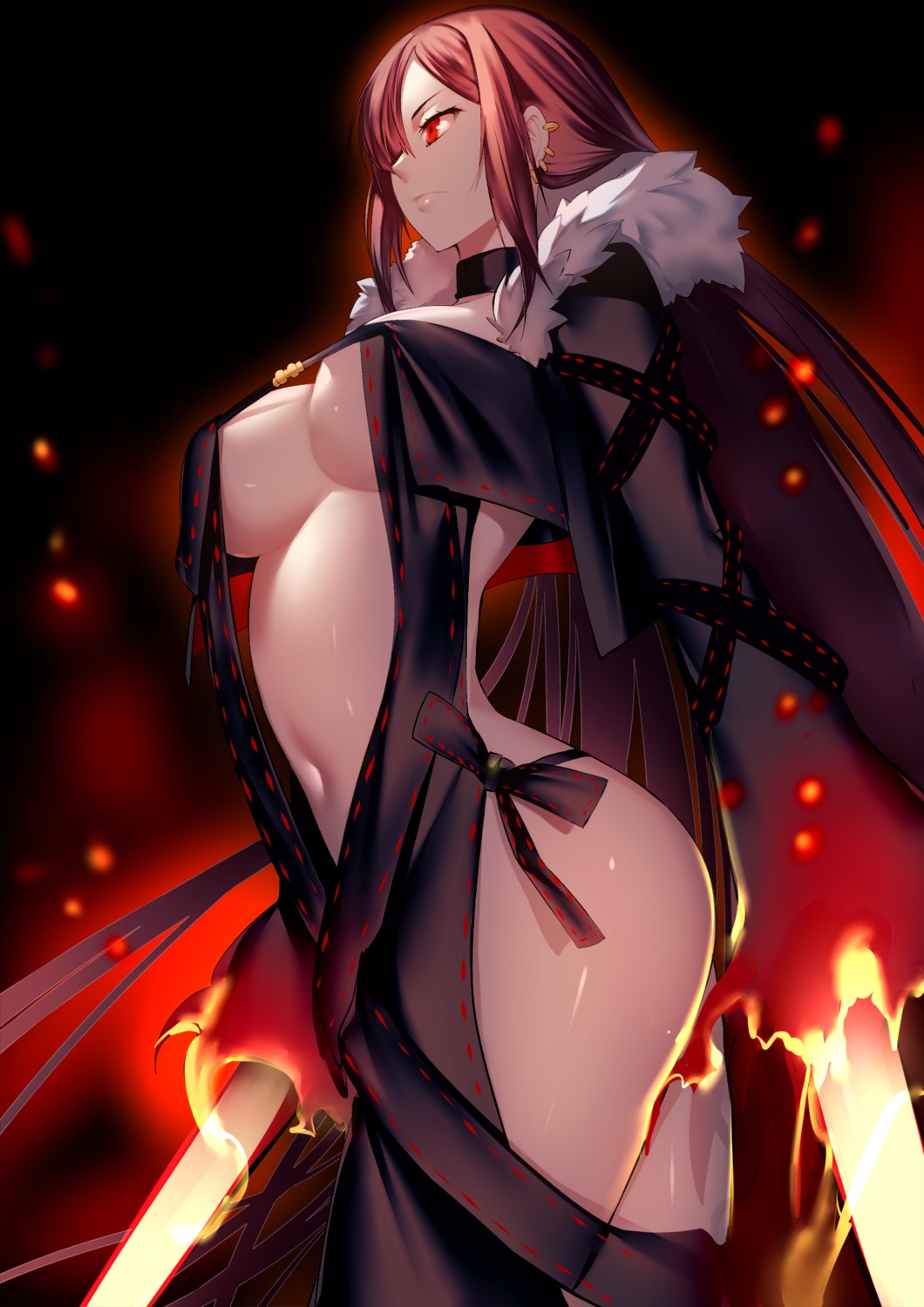 consort_yu_(fate/grand_order) fate/grand_order no_bra rahato sword