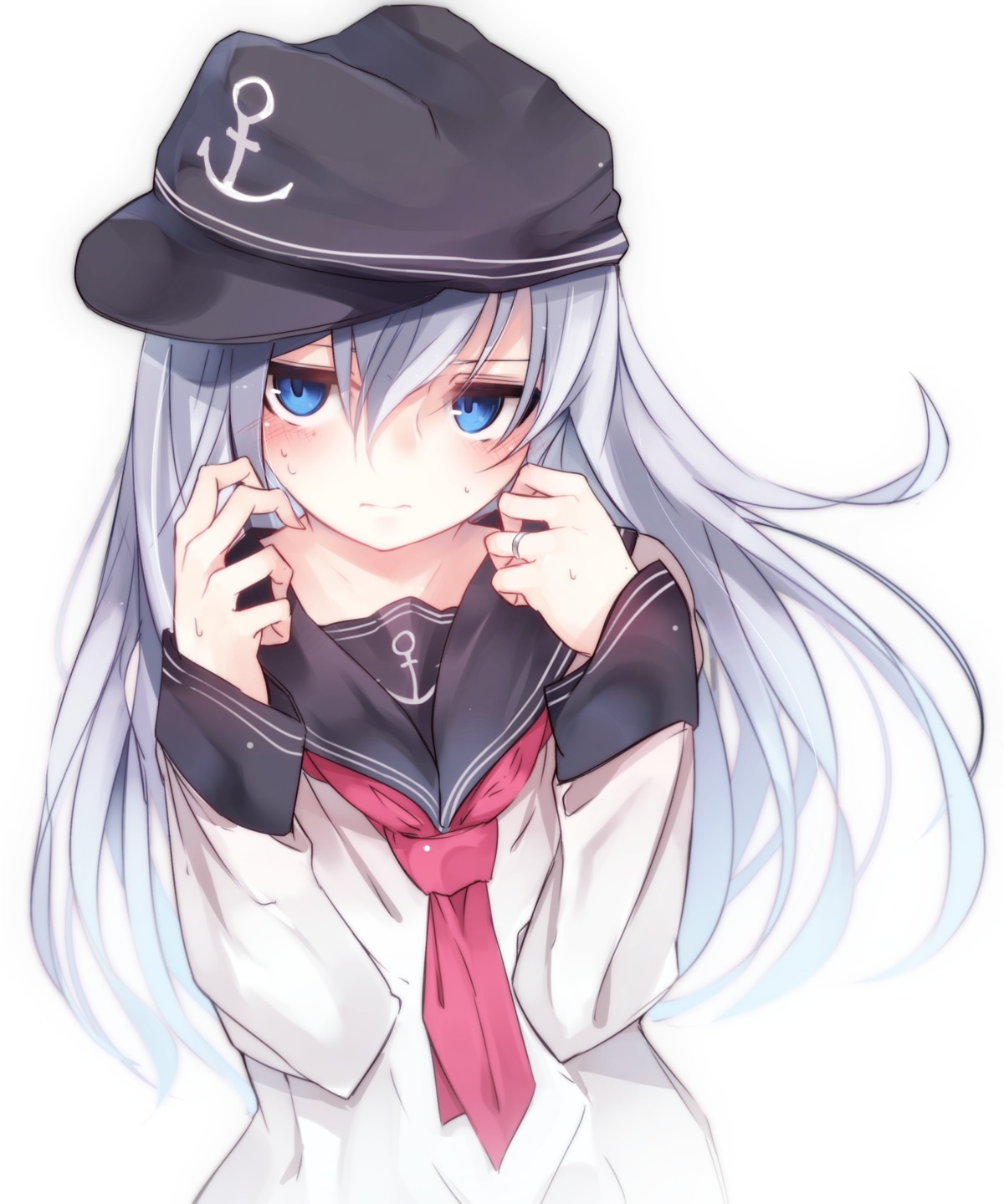 hibiki_(kancolle) kantai_collection otokuyou seifuku