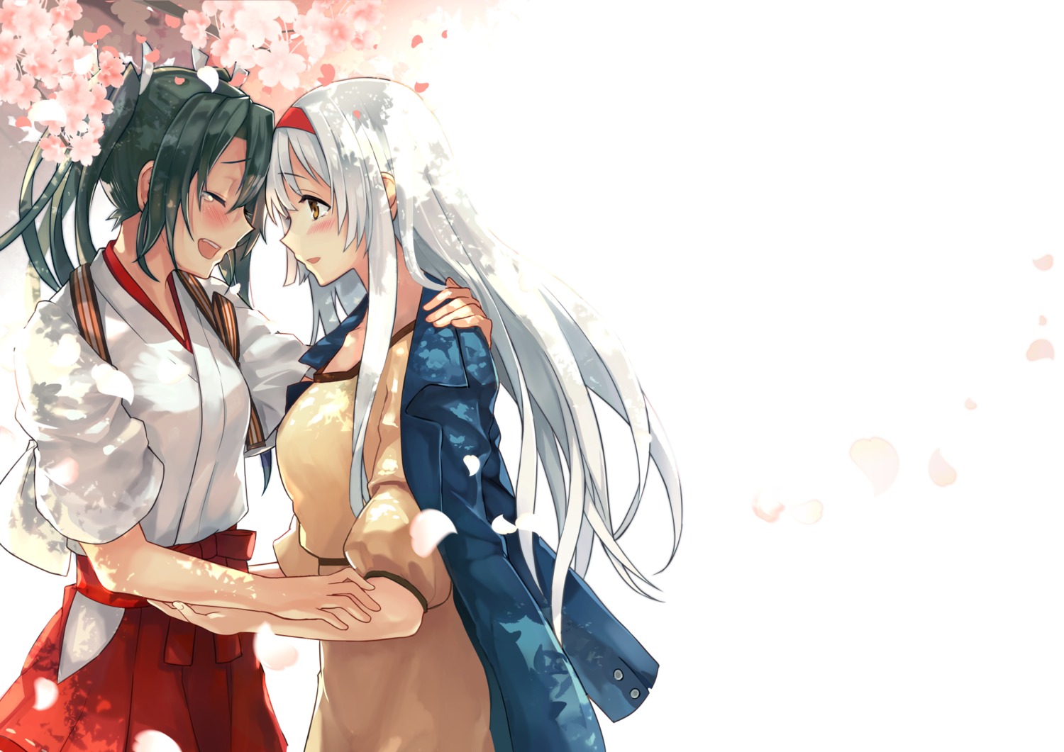 dress kantai_collection shoukaku_(kancolle) tendou_itsuki zuikaku_(kancolle)