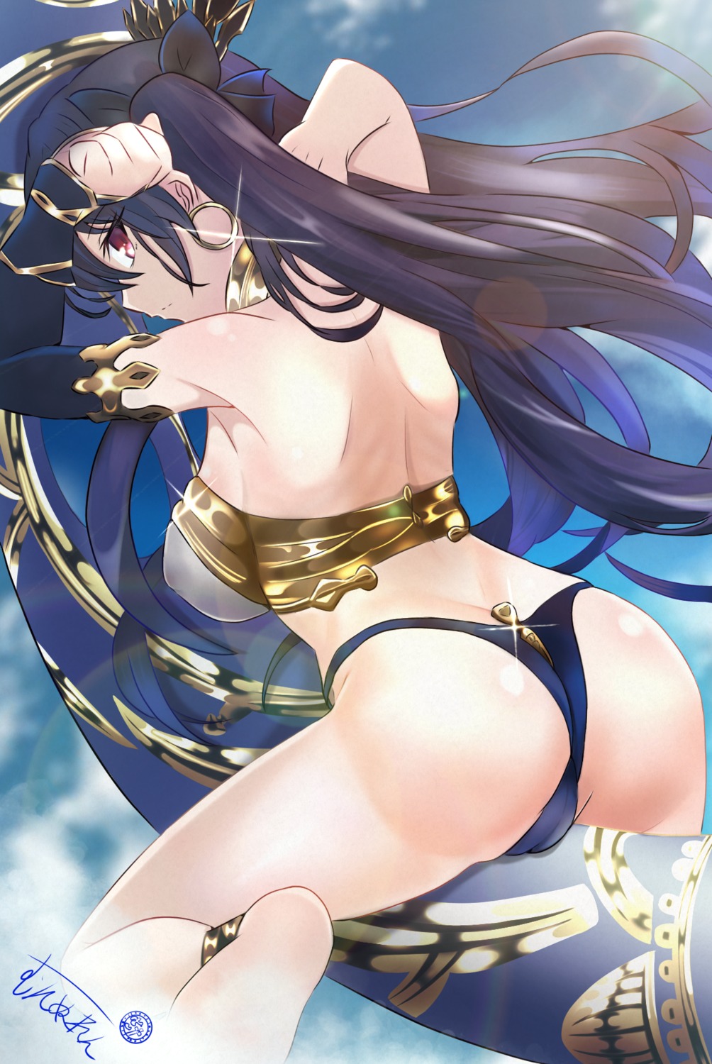 ass bikini_armor cameltoe fate/grand_order ishtar_(fate/grand_order) muni_nuren