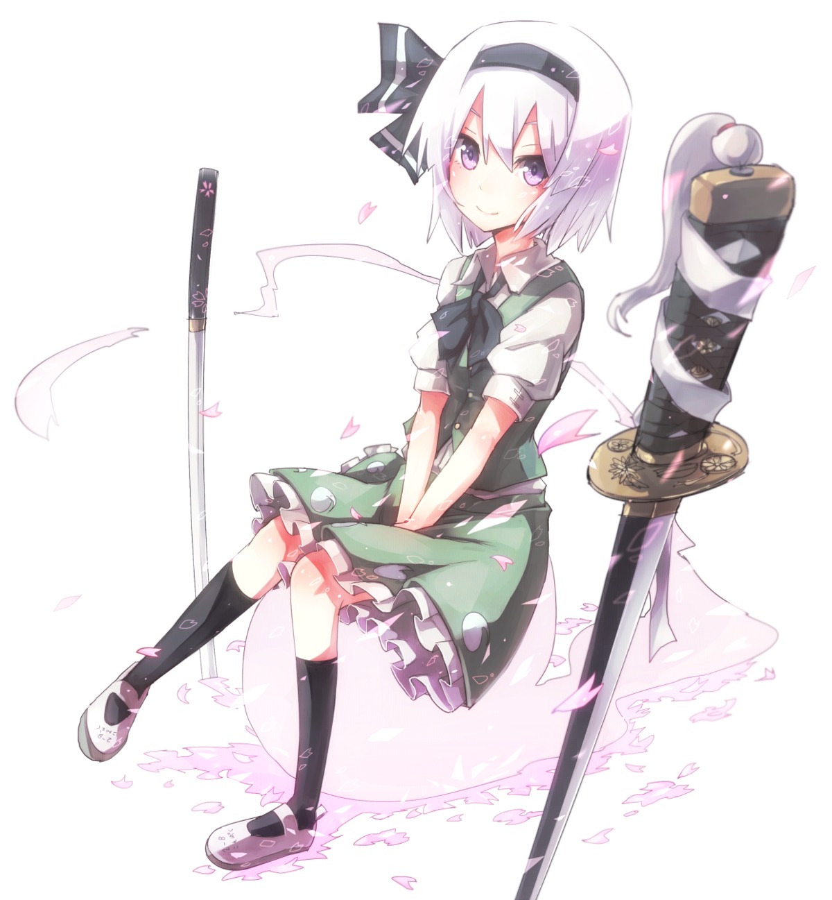 konpaku_youmu myon shirofox sword touhou