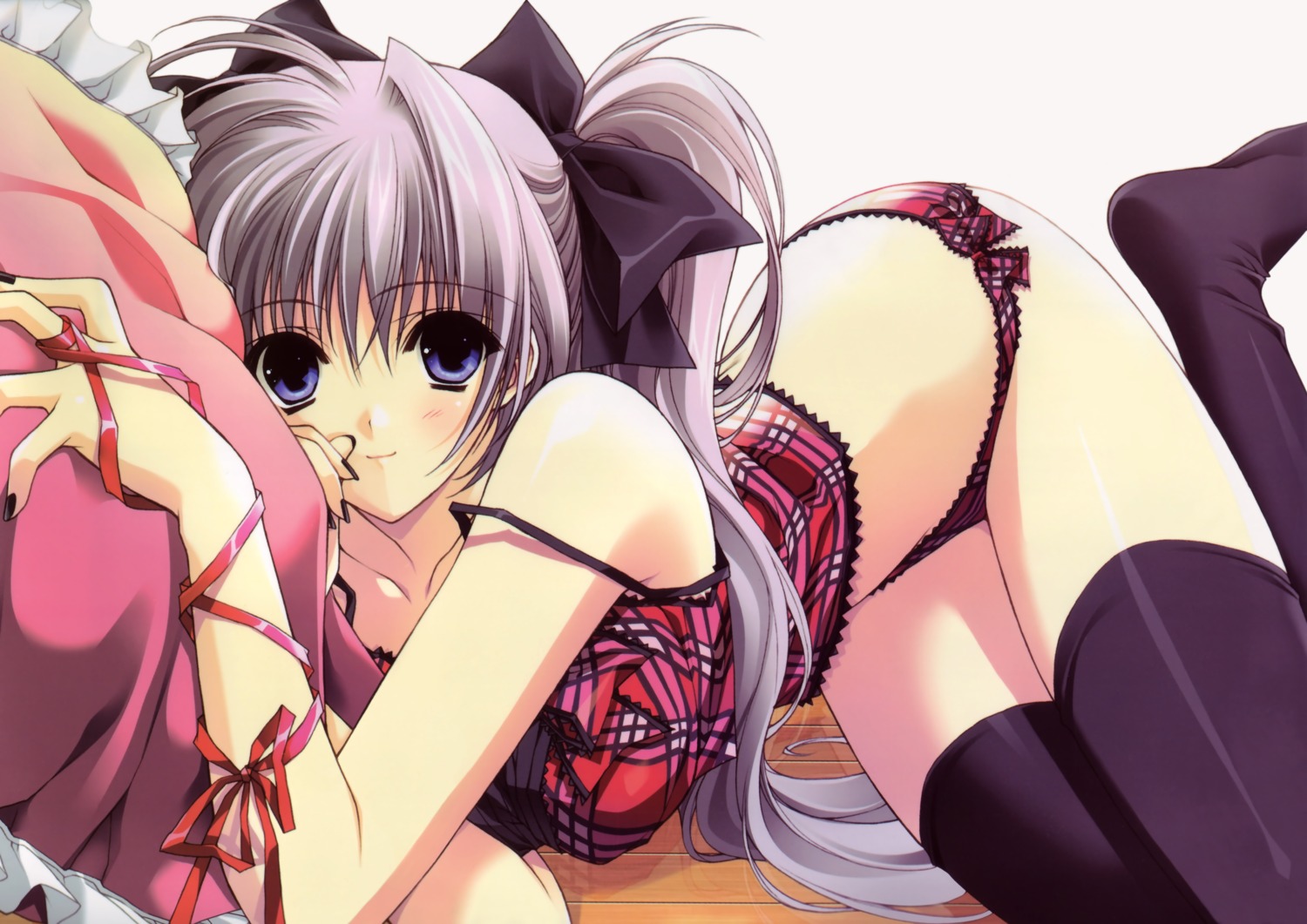 heart-work pantsu suzuhira_hiro thighhighs