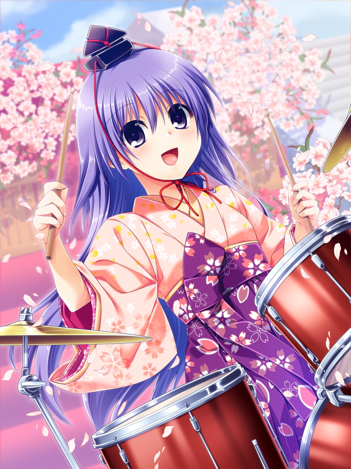 angel_beats! irie_miyuki japanese_clothes satomi_yoshitaka