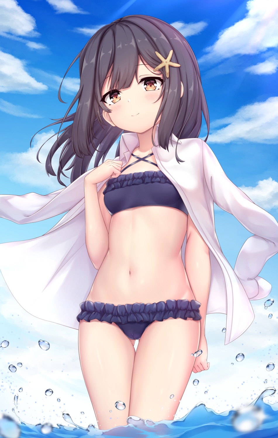 arata_(xin) bikini cameltoe fate/kaleid_liner_prisma_illya fate/stay_night loli miyu_edelfelt swimsuits wet