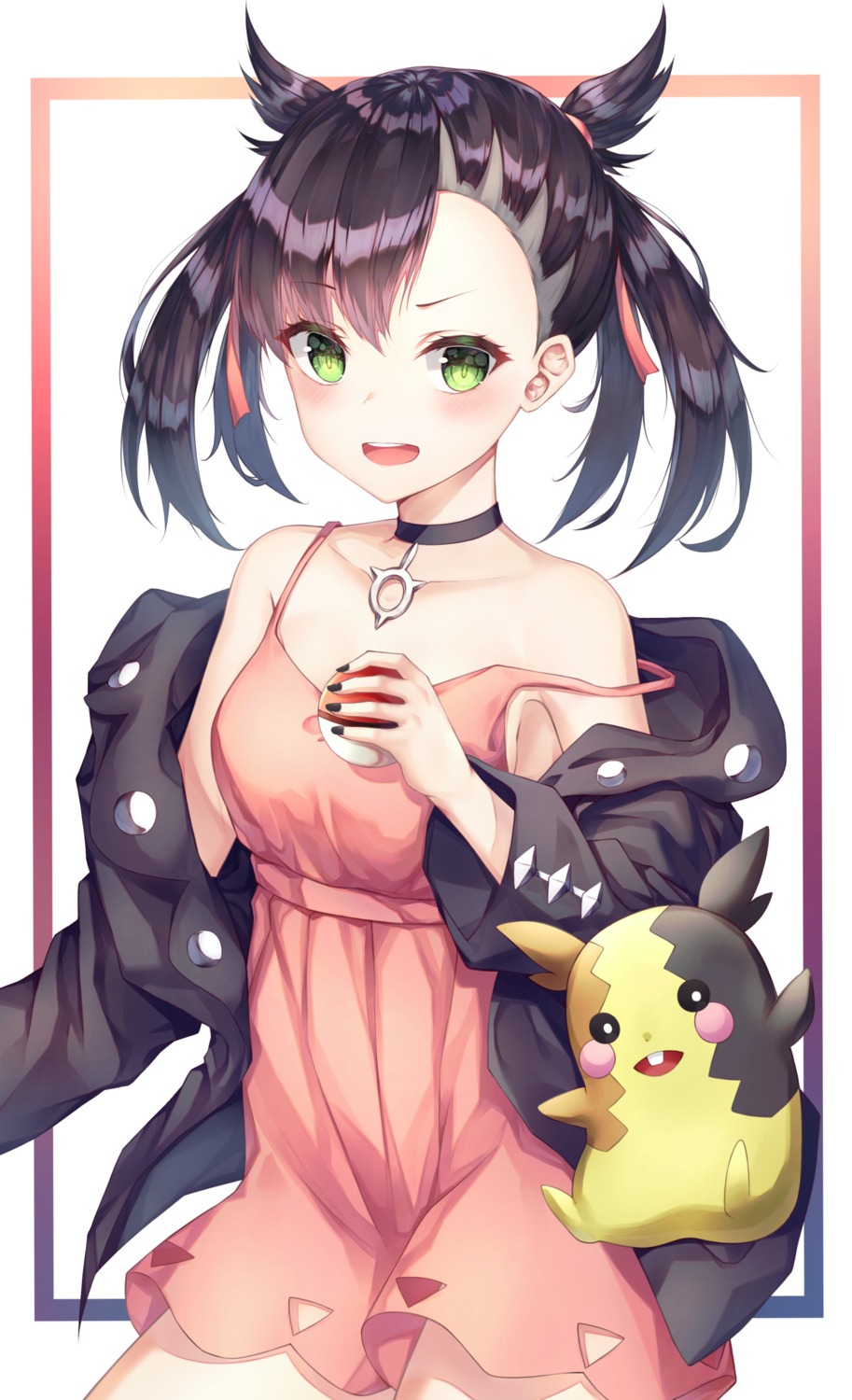 dress gyungsin mary_(pokemon) no_bra pokemon pokemon_swsh