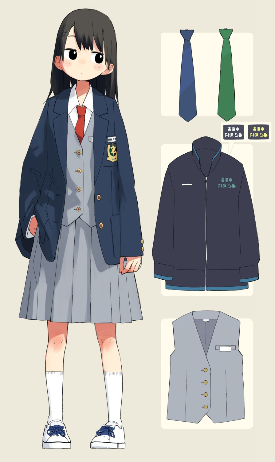 character_design kumanoi seifuku