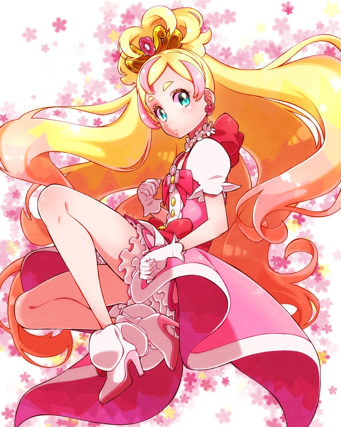 dress go!_princess_precure haruno_haruka heels precure yupiteru