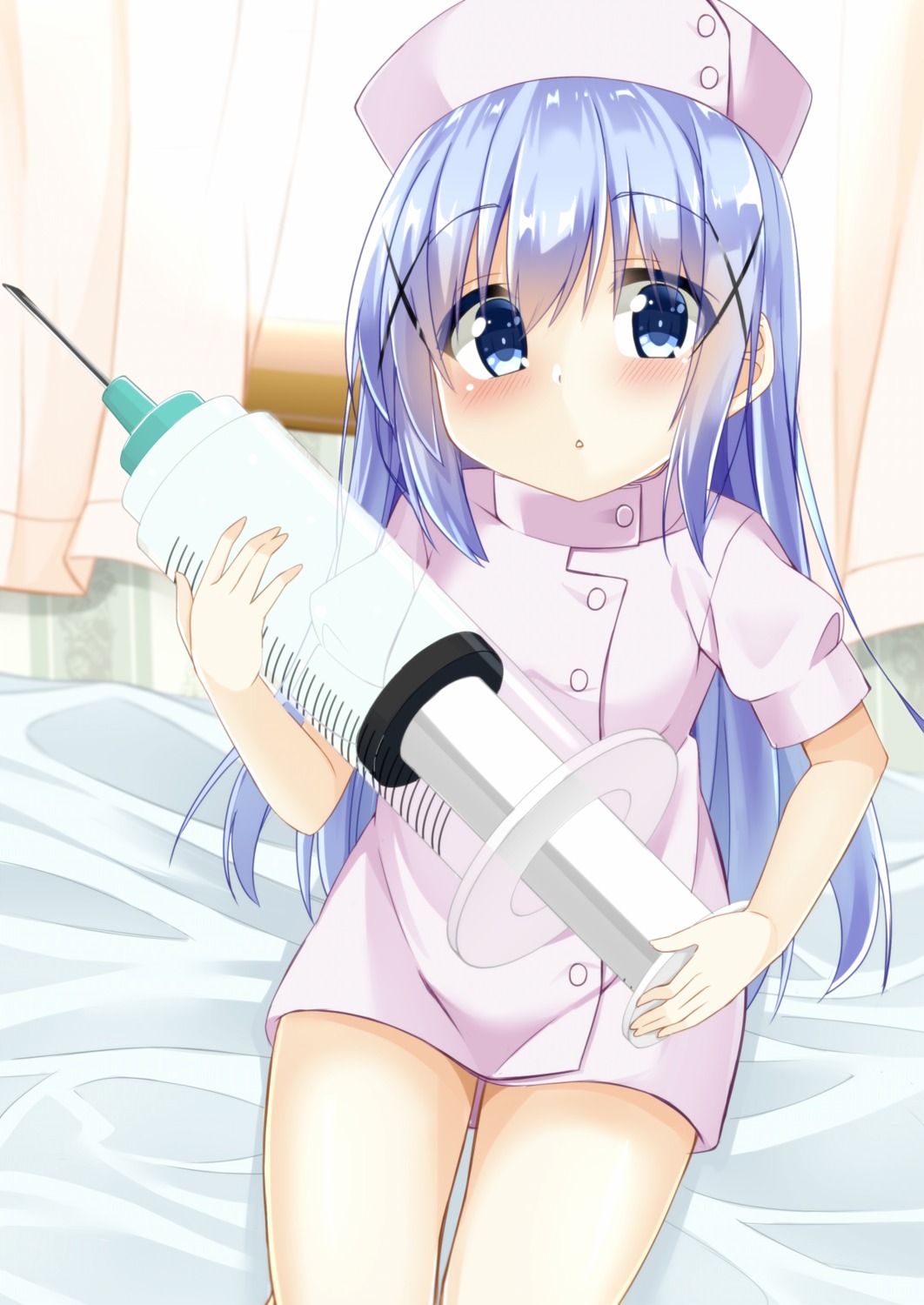 cacao_(cacao0809) gochuumon_wa_usagi_desu_ka? kafuu_chino nurse