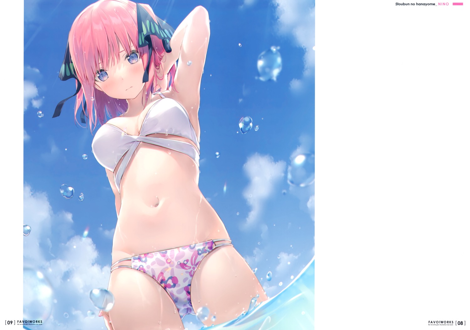 5-toubun_no_hanayome 6u bikini eternal_land nakano_nino swimsuits wet