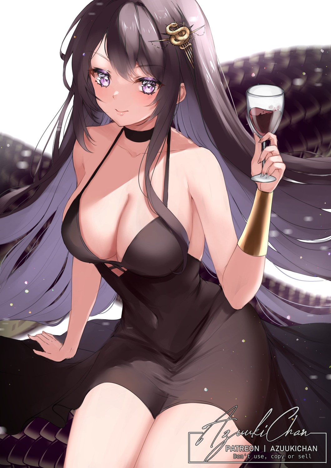 azuukichan dress no_bra