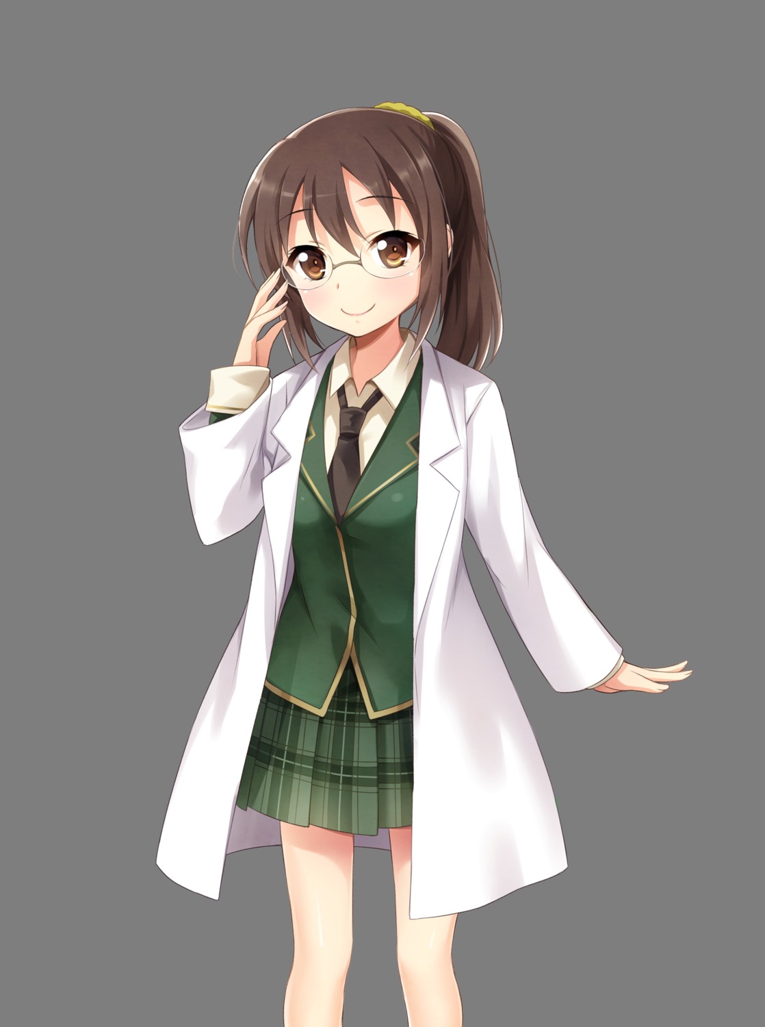 boku_wa_tomodachi_ga_sukunai megane seifuku shiguma_rika transparent_png