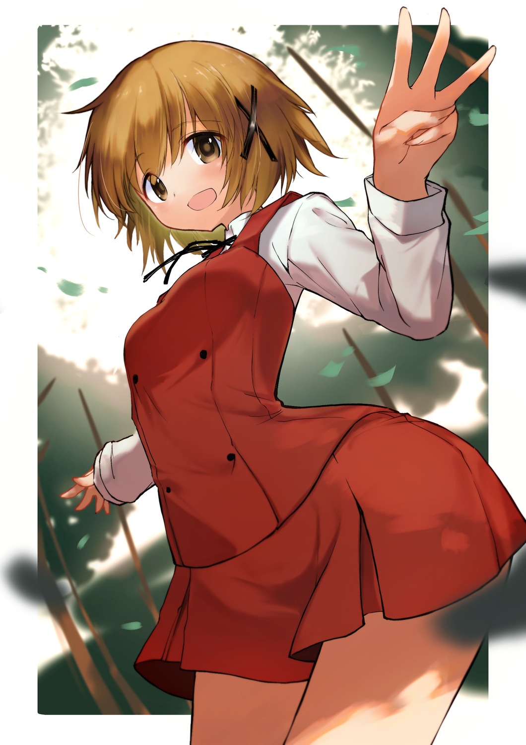 hidamari_sketch kootee-on seifuku yuno