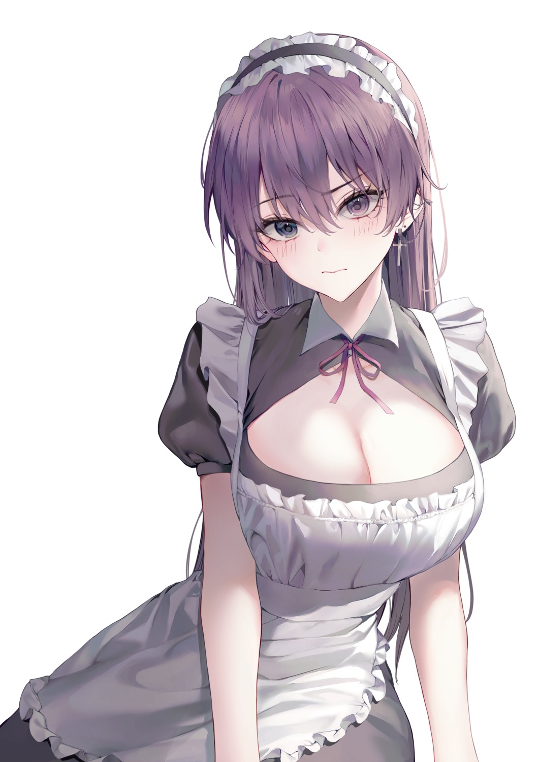 cleavage heterochromia luxiel maid