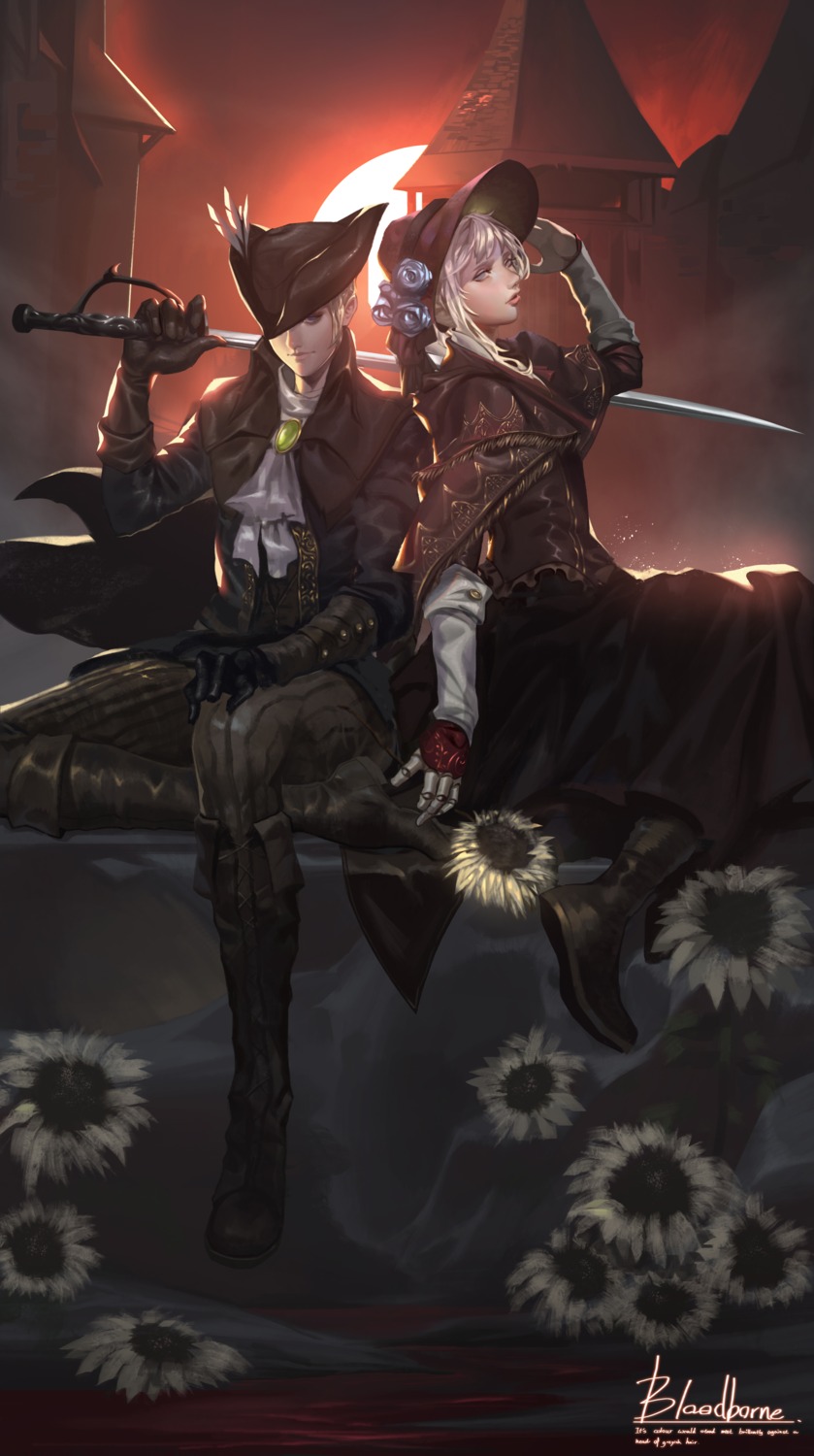 baka_(mh6516620) bloodborne dress lady_maria_of_the_astral_clocktower plain_doll sword