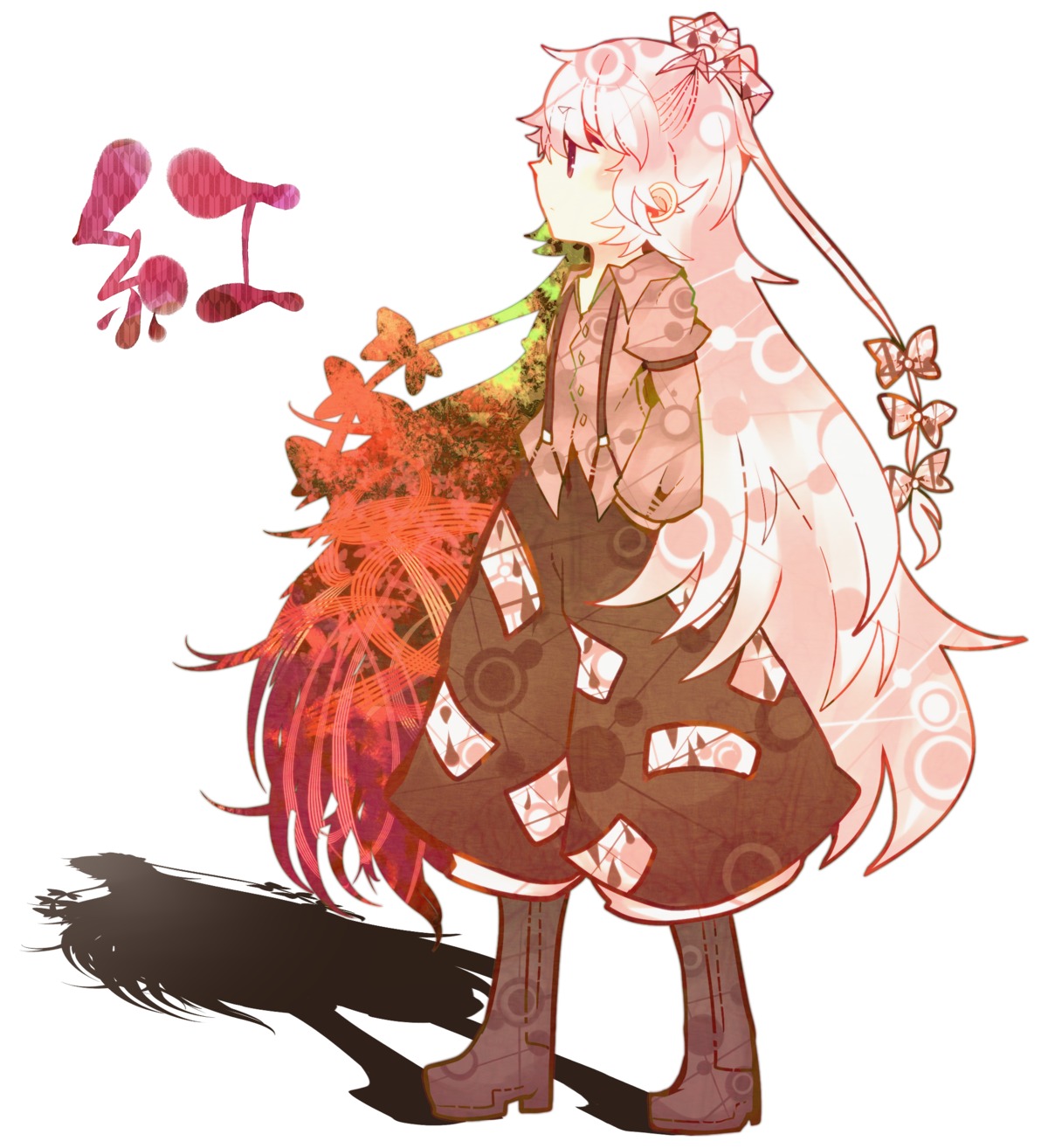 fujiwara_no_mokou itomugi-kun touhou