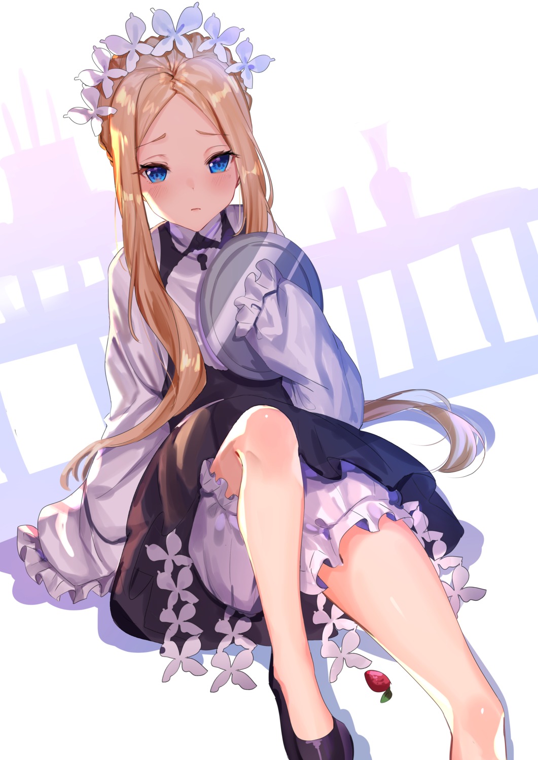 abigail_williams_(fate) bloomers fate/grand_order gothic_lolita lolita_fashion shanguier skirt_lift