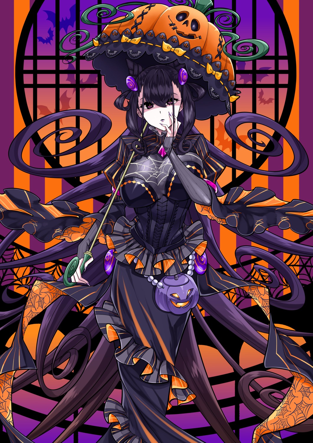 dress fate/grand_order halloween murasaki_shikibu_(fate) shiochan