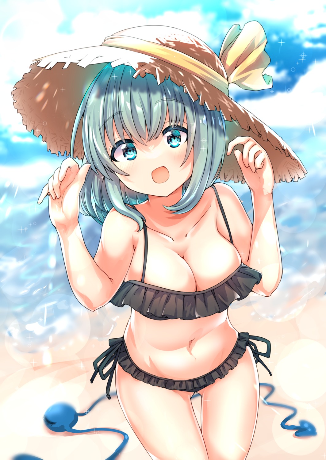 bikini komeiji_koishi rapameri swimsuits touhou