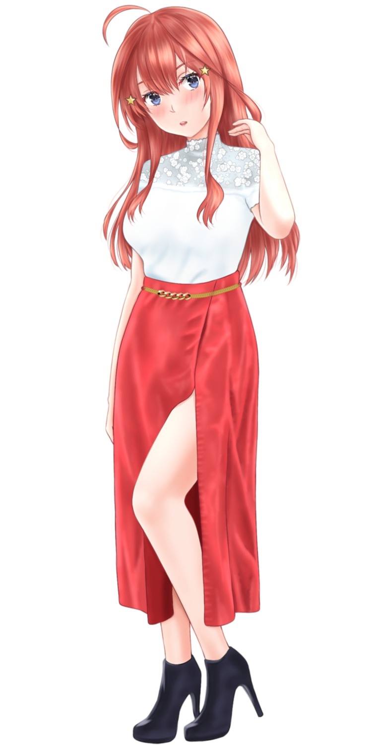 5-toubun_no_hanayome heels nakano_itsuki yayanri