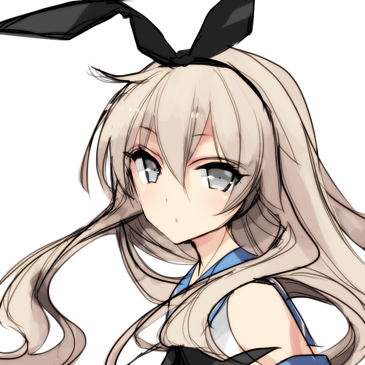 kantai_collection misteor shimakaze_(kancolle) sketch