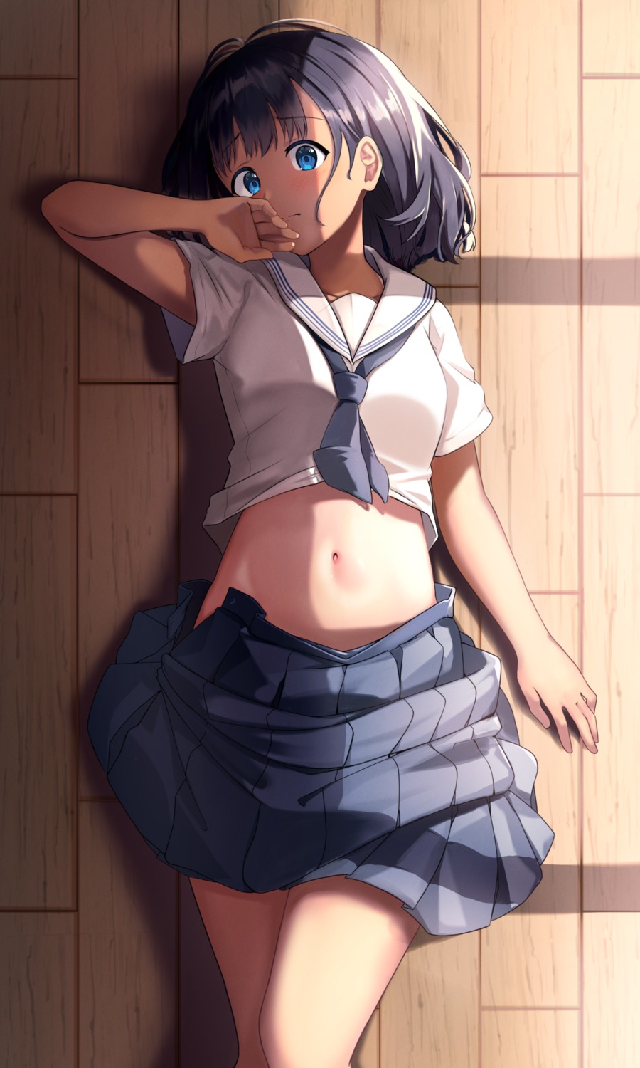 coma_(light825) kofune_mio seifuku summertime_render