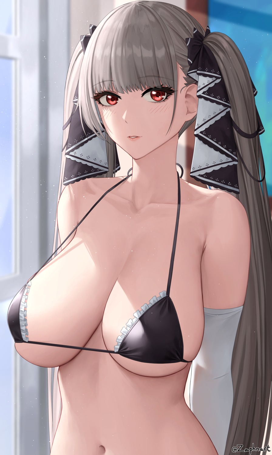 azur_lane bikini_top formidable_(azur_lane) official_watermark swimsuits zaphn