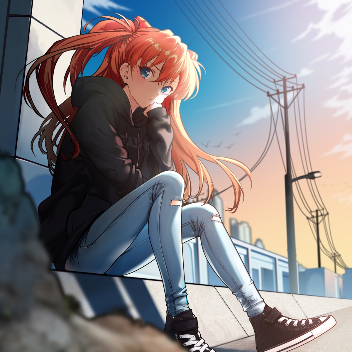 neon_genesis_evangelion souryuu_asuka_langley torn_clothes zero2212