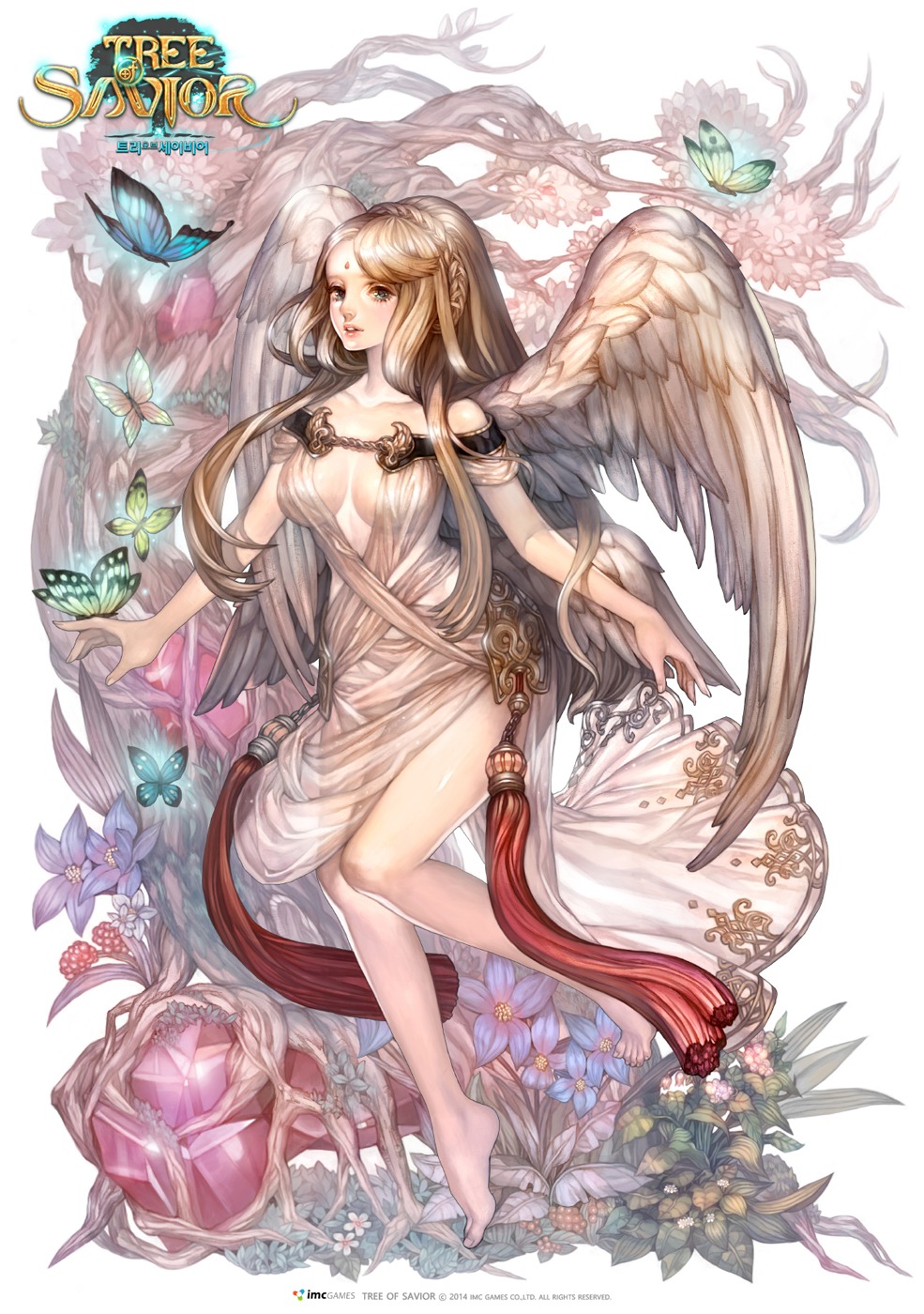 cleavage dress maggi see_through tree_of_savior wings