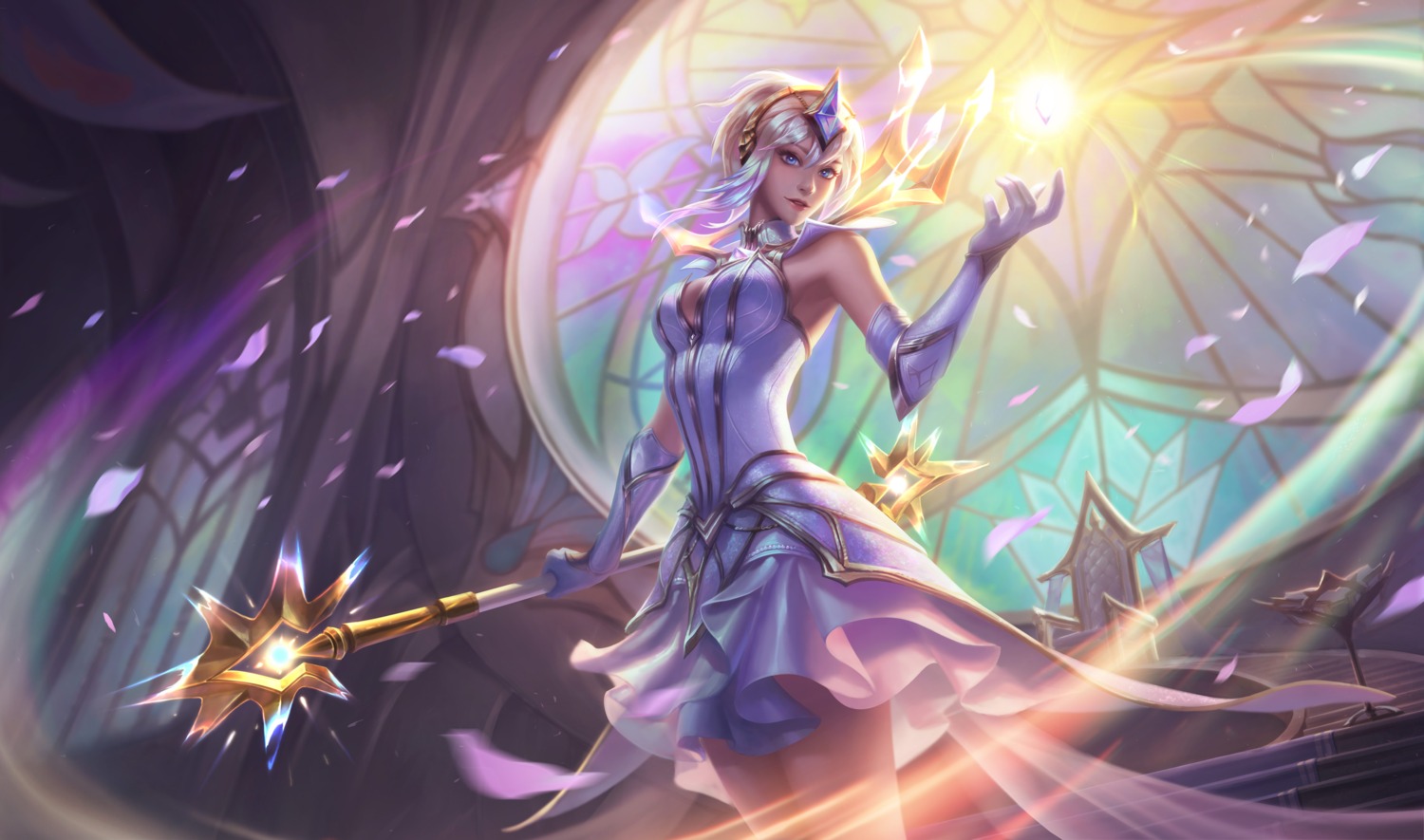 cleavage dress league_of_legends tagme weapon