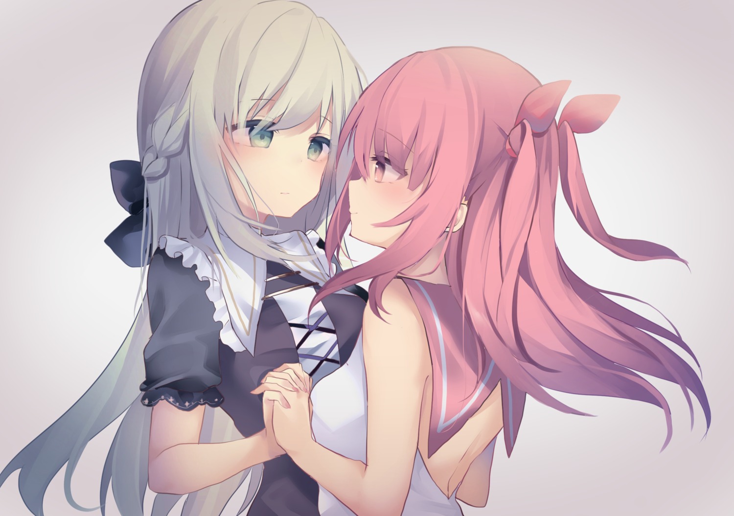 dress gothic_lolita lolita_fashion seifuku tsuruse yuri