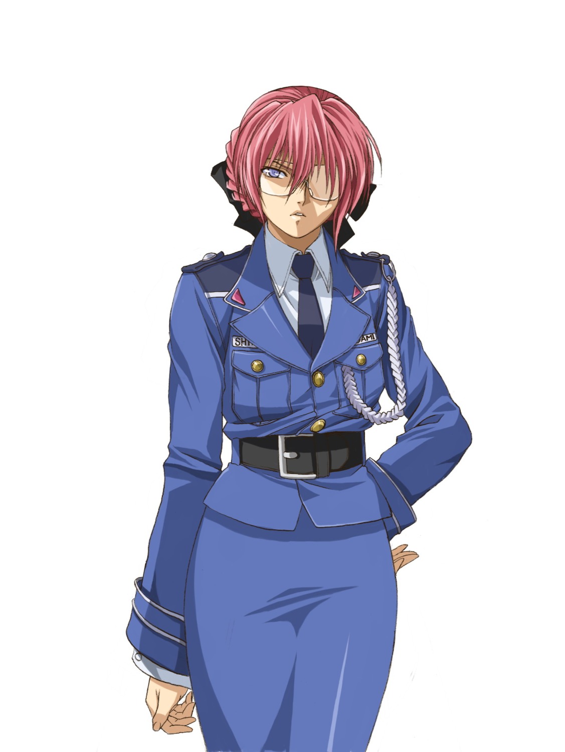 fumiko_odette_vanstein kado_tsukasa megane shikigami_no_shiro shikigami_no_shiro_iii uniform