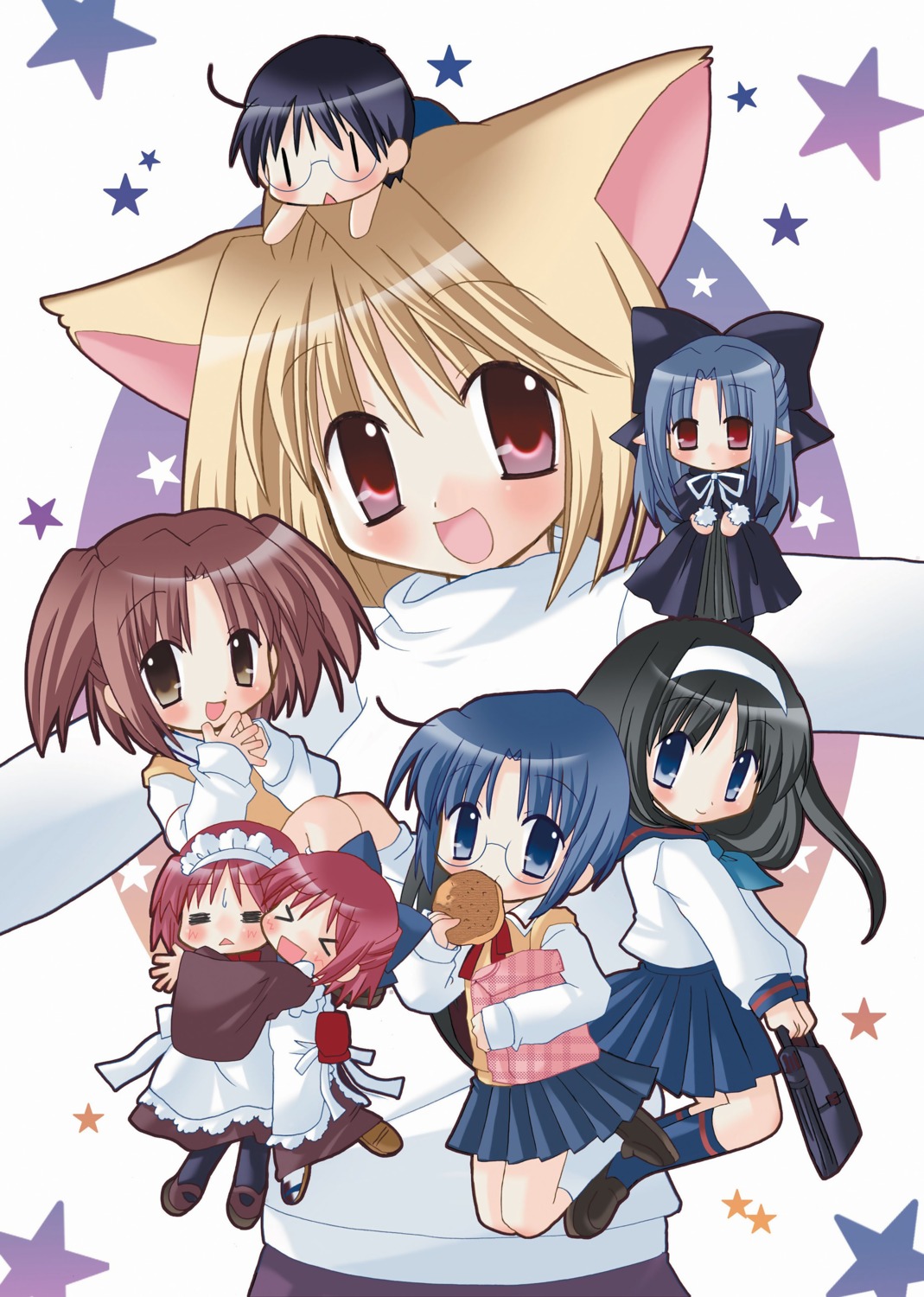 arcueid_brunestud hisui kohaku len toono_akiha toono_shiki tsukihime yumizuka_satsuki