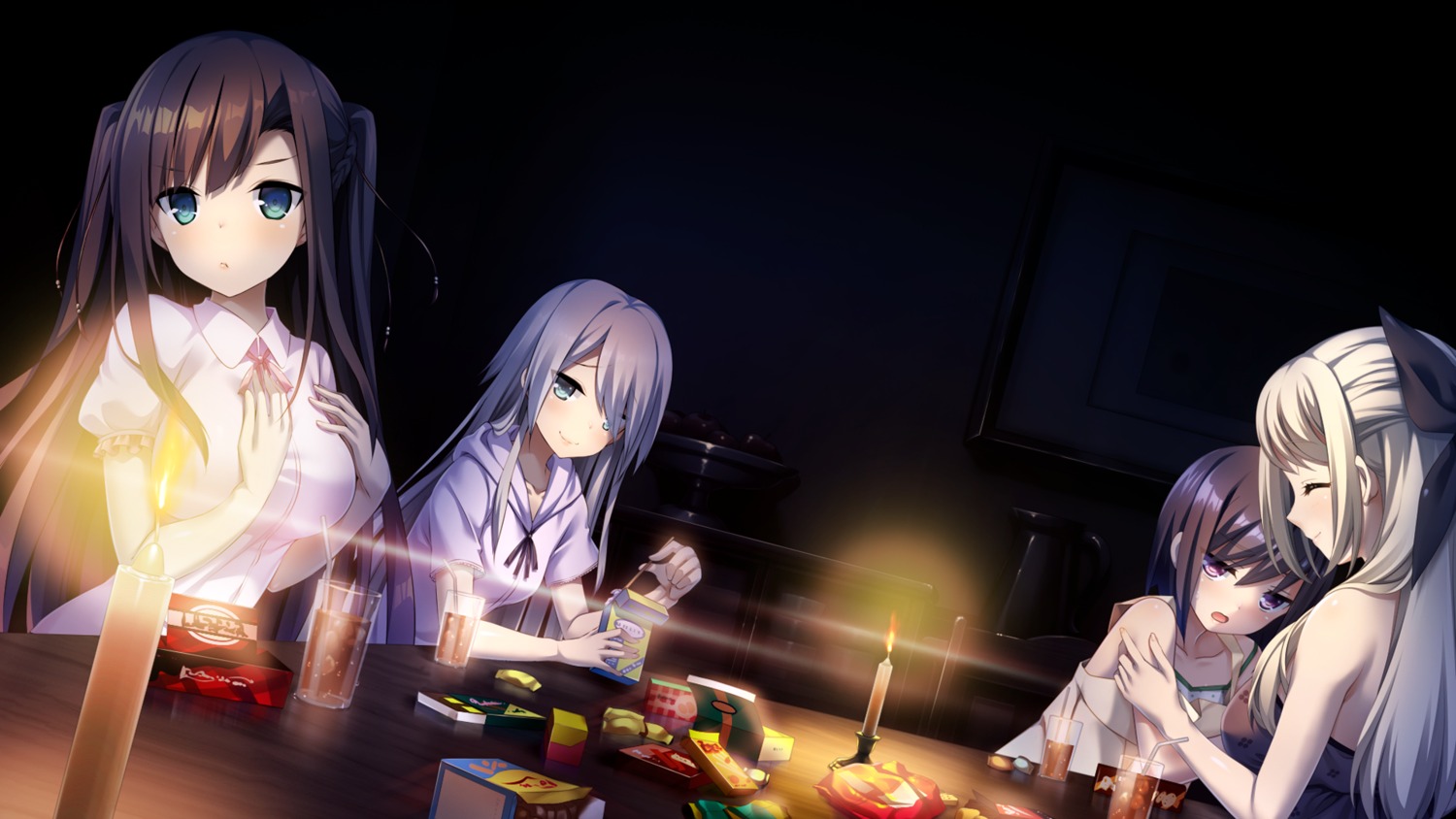 amatori_sumire cube fushimi_tomoe game_cg kakao kanekiyo_miwa mizusaki_tsukino moododan takase_konoha yurameku_kokoro_ni_michita_sekai_de_kimi_no_yume_to_yokubou_wa_kanau_ka