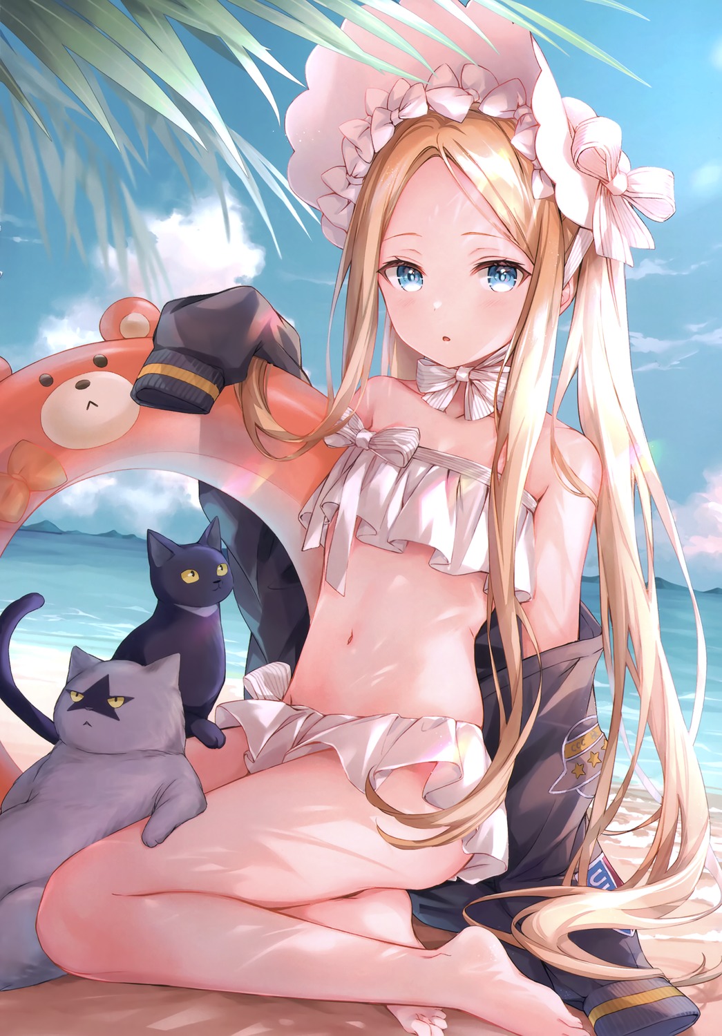 abigail_williams_(fate) bikini fate/grand_order hige_neko neko_no_niwa swimsuits