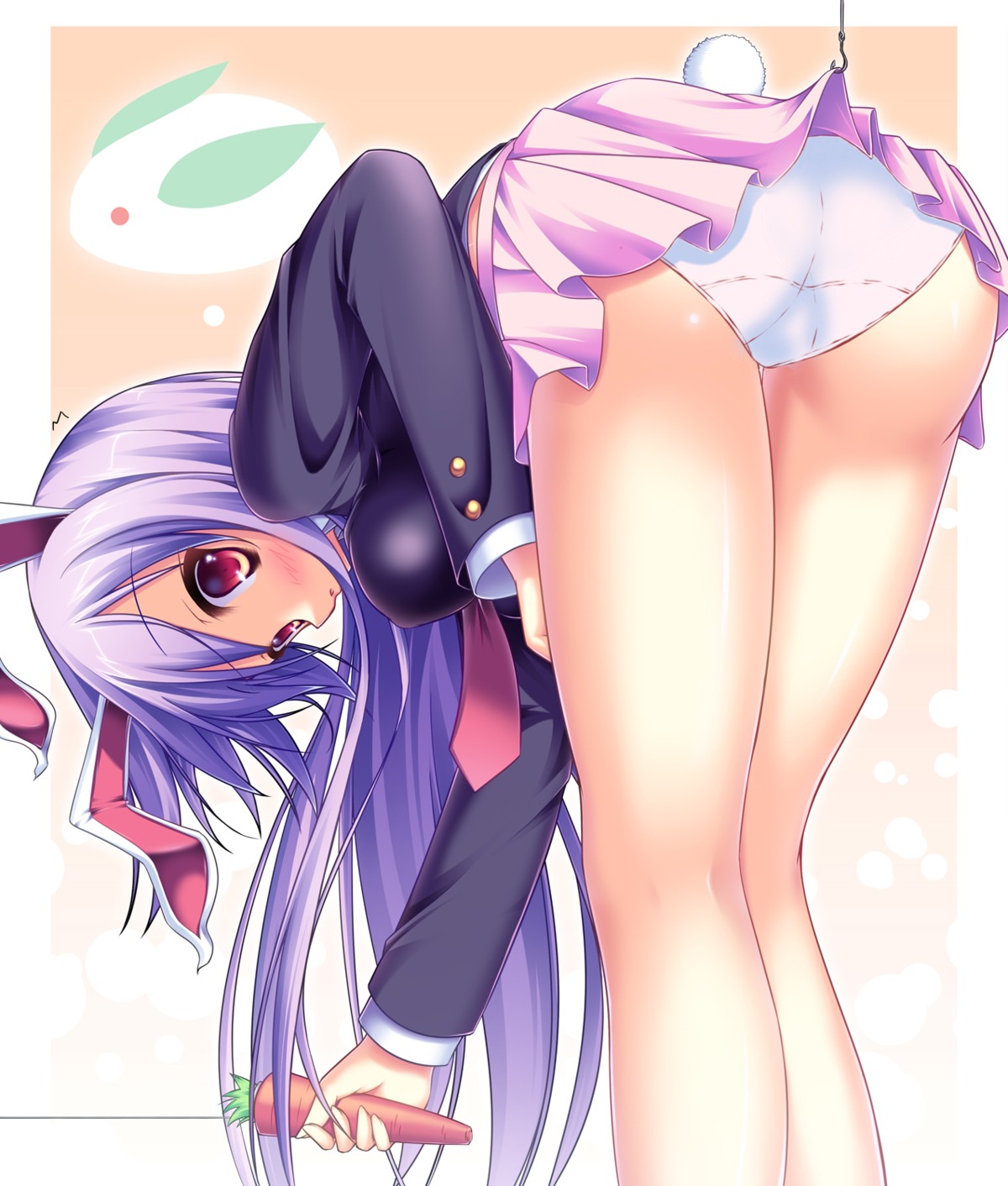 animal_ears ass bunny_ears gokireddo pantsu reisen_udongein_inaba touhou