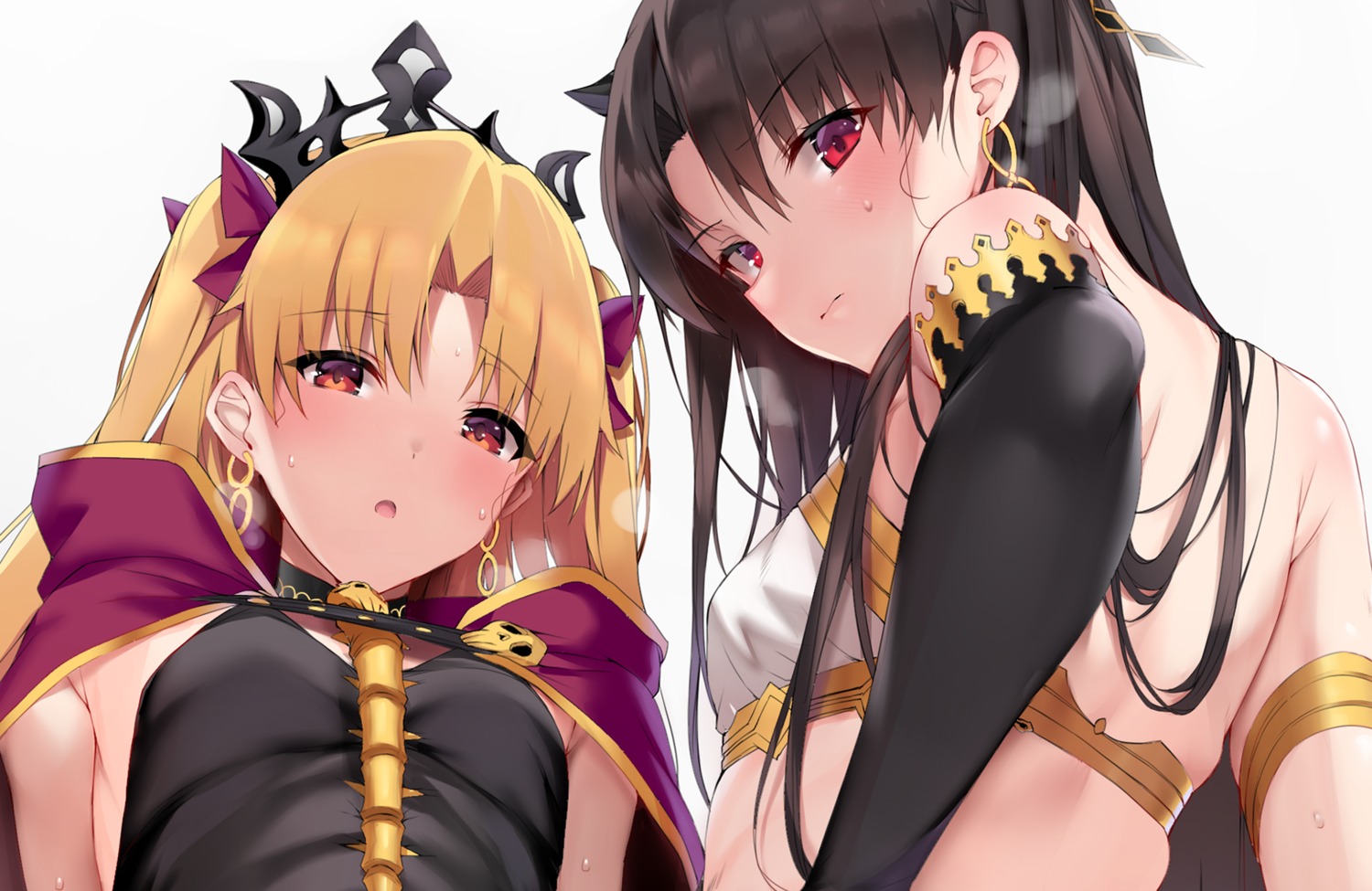 bikini_armor blue_gk ereshkigal_(fate/grand_order) fate/grand_order ishtar_(fate/grand_order) no_bra