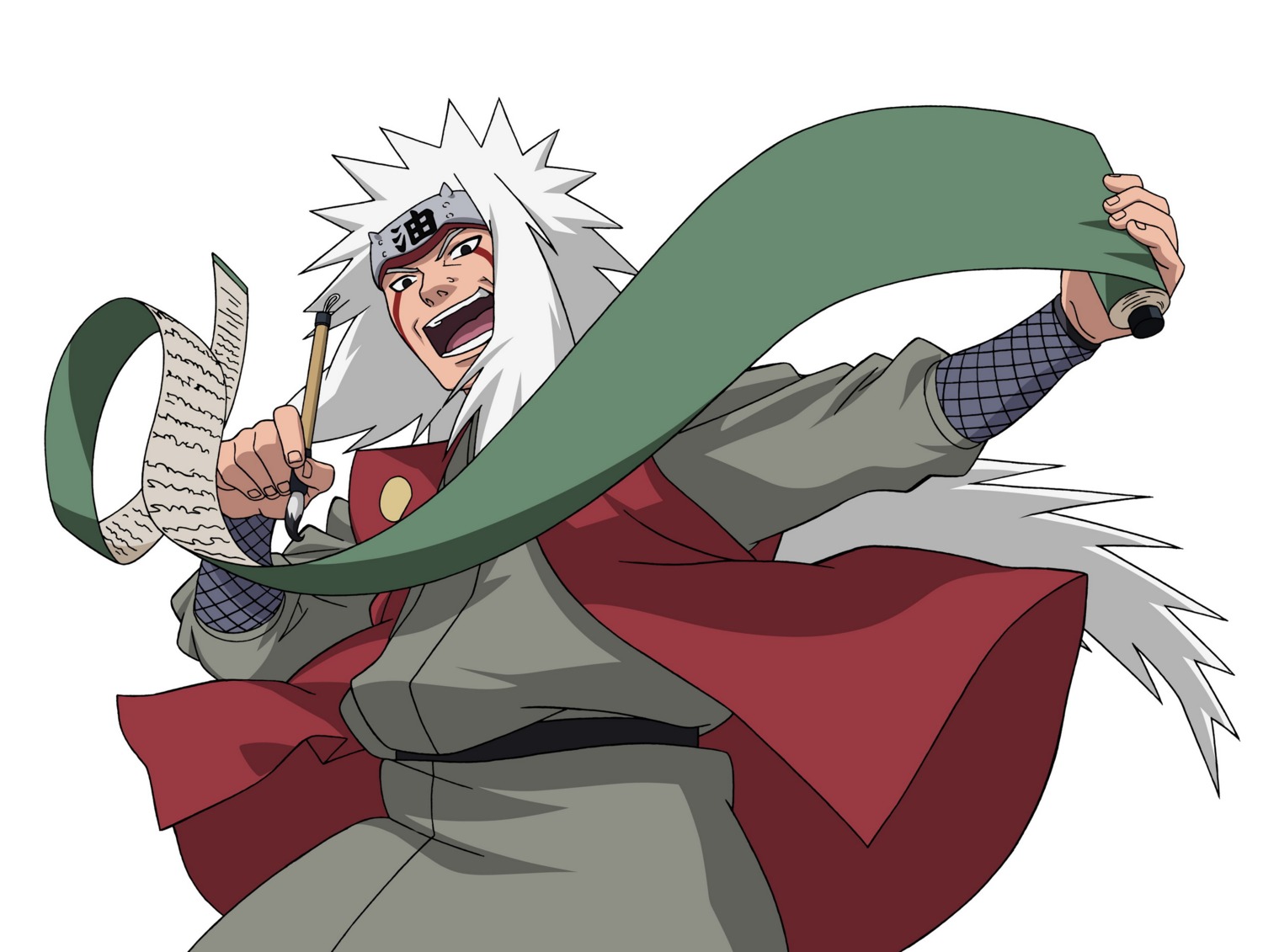 jiraiya male naruto vector_trace