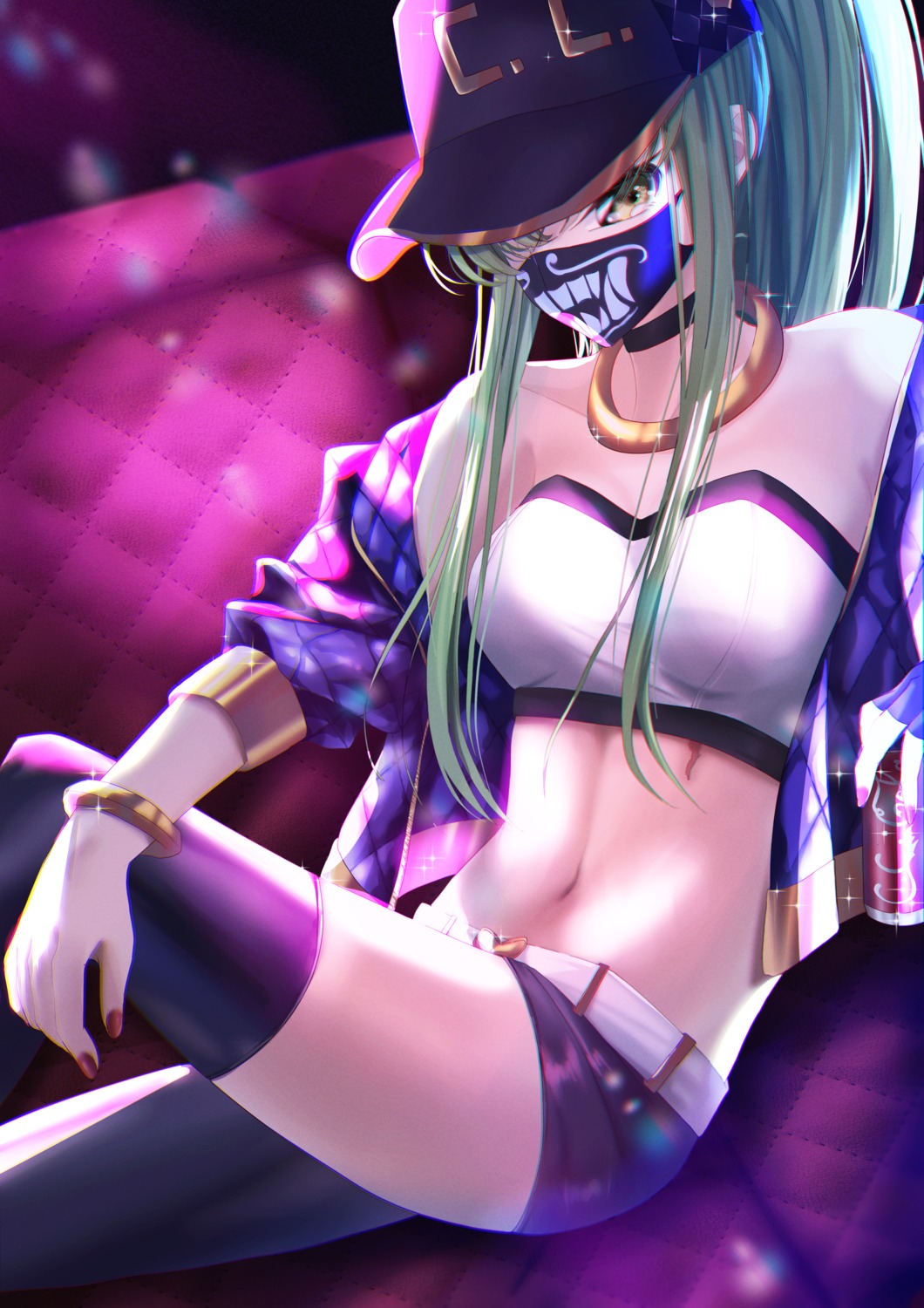 akali budgie c.c. code_geass cosplay league_of_legends thighhighs