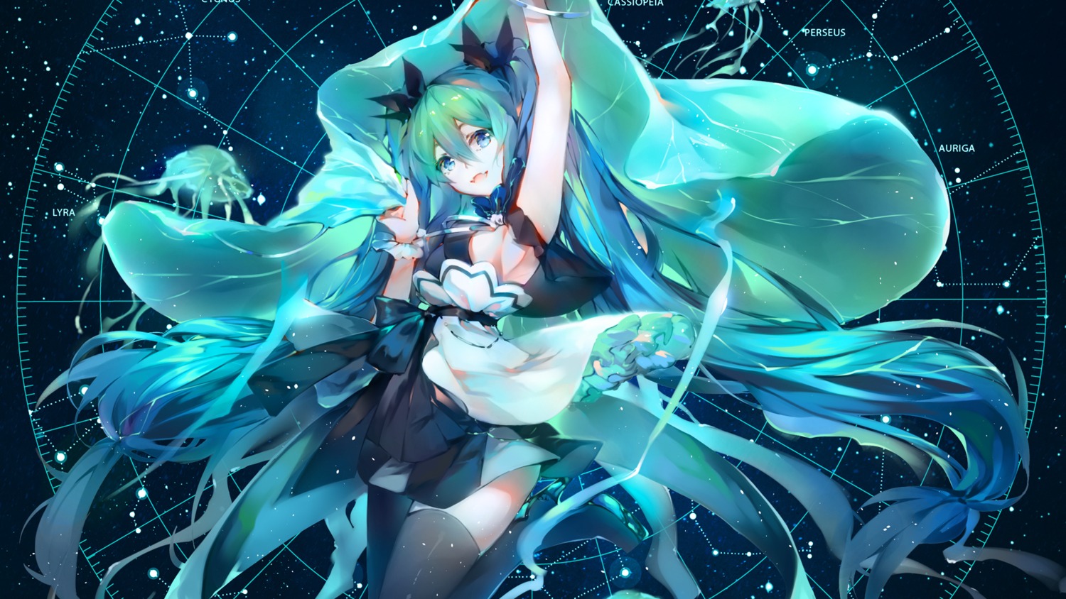 hatsune_miku heels thighhighs vocaloid zhen_panxie