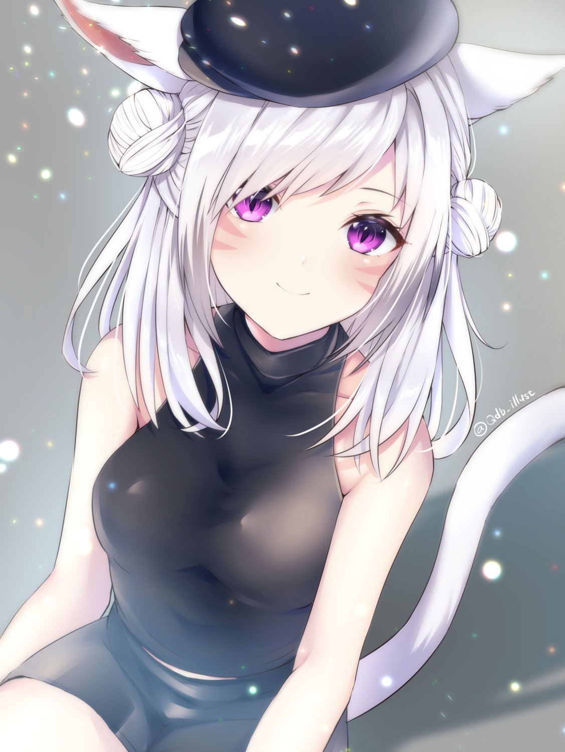 animal_ears final_fantasy final_fantasy_xiv misaki_(pixiv30645085) nekomimi tail